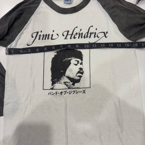 Vintage 1970s Jimi Hendrix Raglan 3/4 Sleeve Baseball Tee Small - Picture 13 of 13